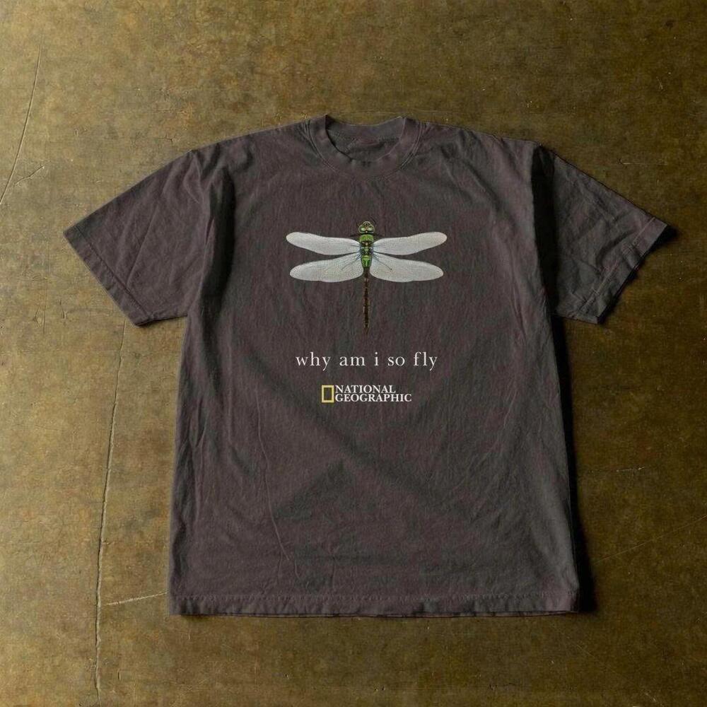 National Geographic Dragonfly Cotton T-Shirt 1